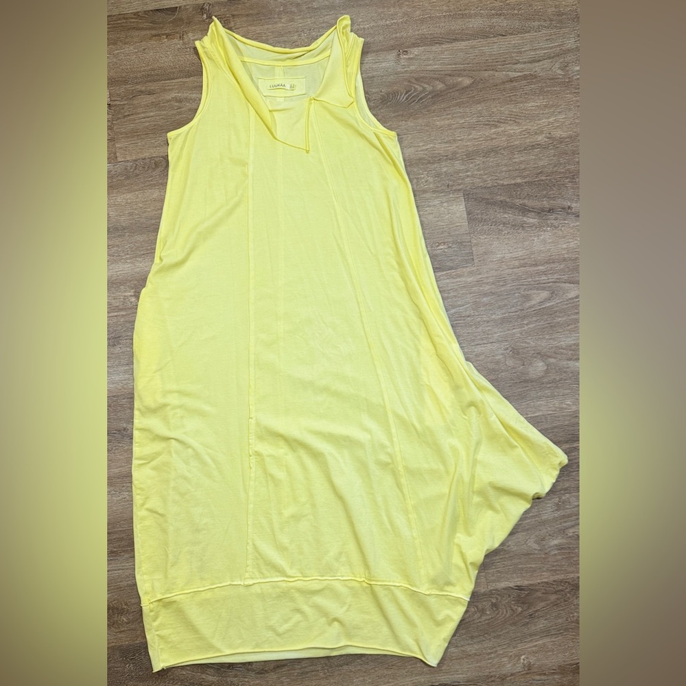 LUUKAA  Yellow Sleeveless Dress Size 10 US